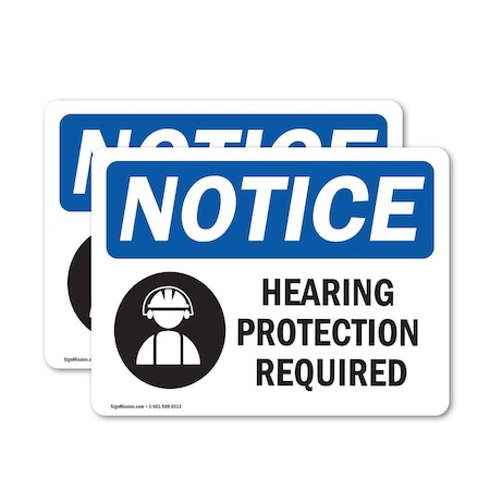 Signmission 5 in Height, 7 in Width, Vinyl Decal, Rectangle OS-2PACK-NS-D-57-L-13385